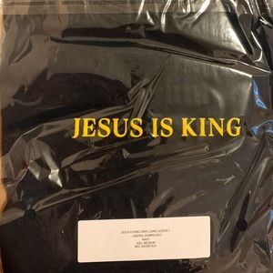Kanye West Jesus Is King Vinyl II Long Sleeve Navy